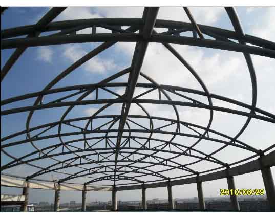 舒兰中煤朔州宾馆管桁架工程
